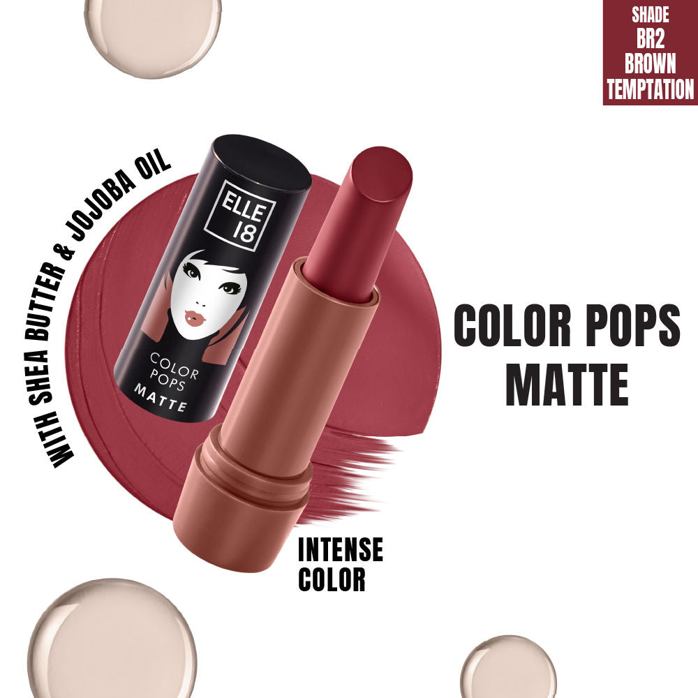 Elle 18 Color Pops Matte - Brown Temptation, 4.3g Buy at Indicrest