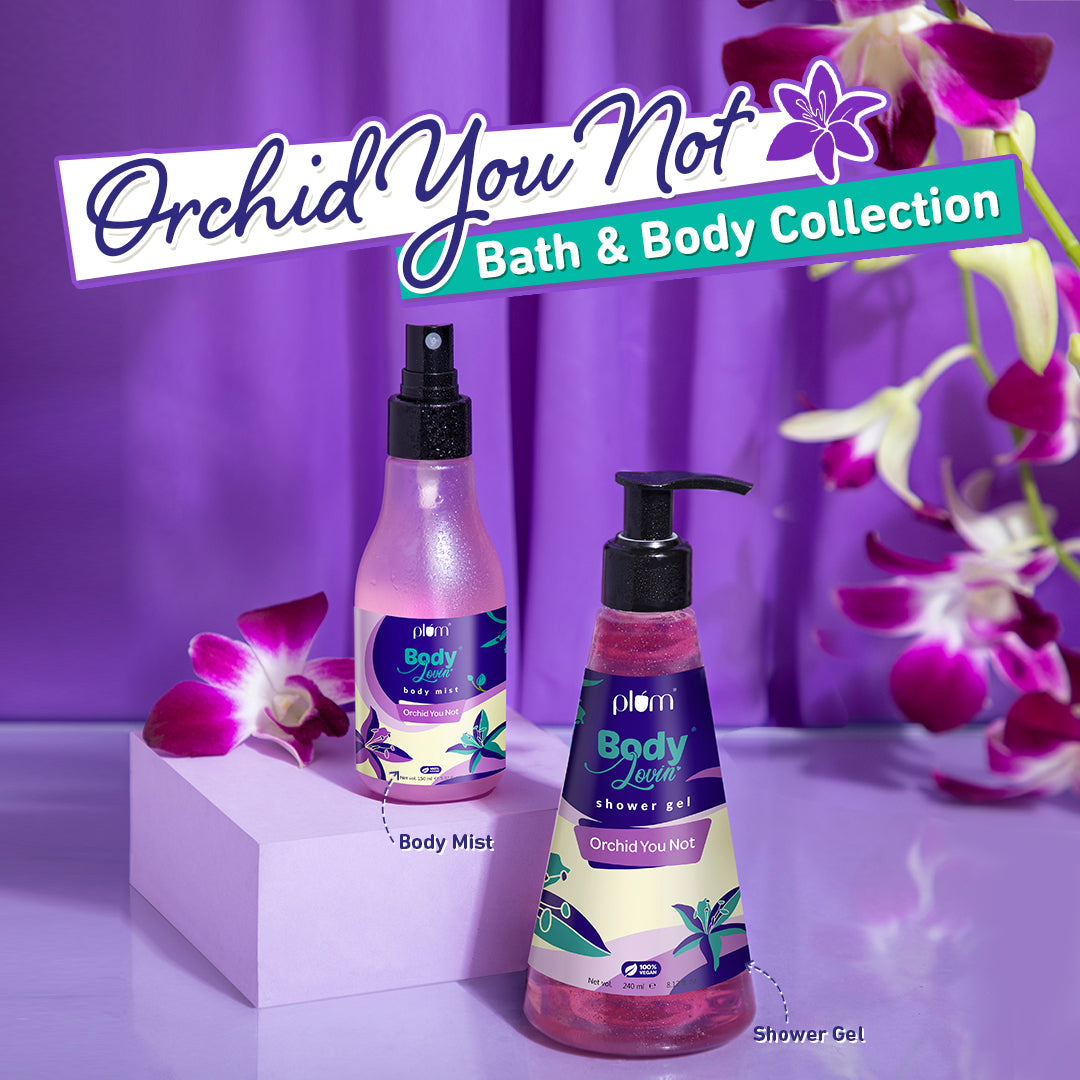 Plum Orchid-You-Not Body Mist by Plum BodyLovin' | Long Lasting | Travel-Friendly | Fresh Floral Fragrance | Perfume Body Spray, 150ml Buy at Indicrest Image 9
