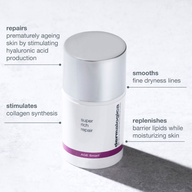 Dermalogica Super Rich Repair Ultra-Nourishing Cream AGE Smart- Vitamin E & Oat Kernel Extract, 50ml