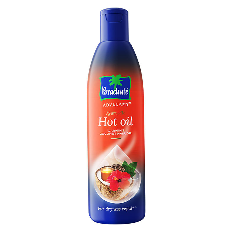 Parachute Advansed Ayurvedic Hot Oil, Warming Coconut Hair Oil, Frizz Free Hair, 300ml Buy at Indicrest
