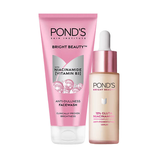 Pond’s Bright Beauty Facewash + Spot-Less Glow Serum Infused Combo Buy at Indicrest