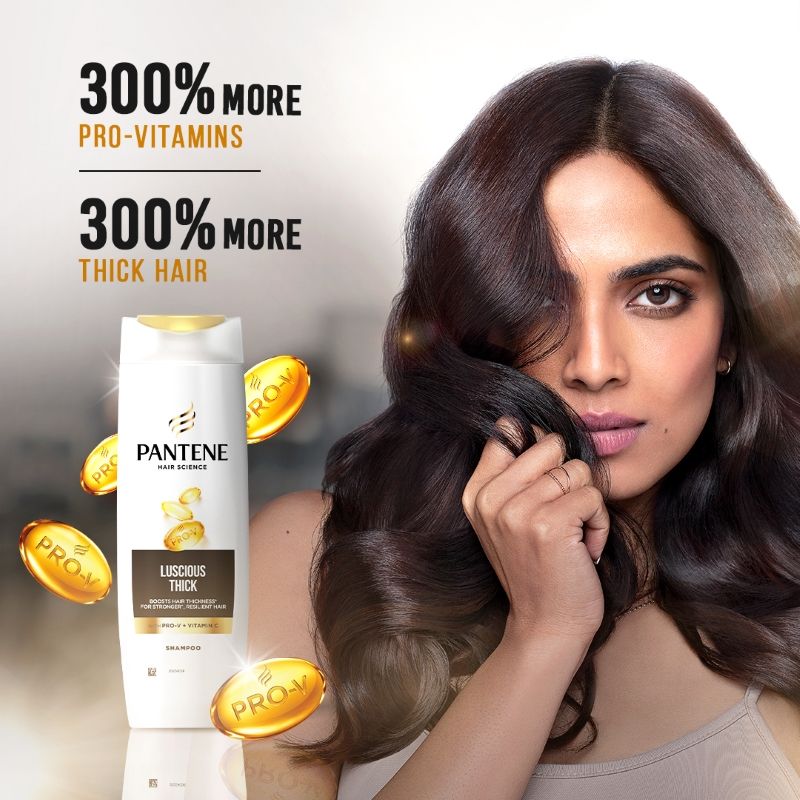 Pantene Advanced Hair Fall Solution Long Black Shampoo, 340ml Buy at Indicrest Image 6