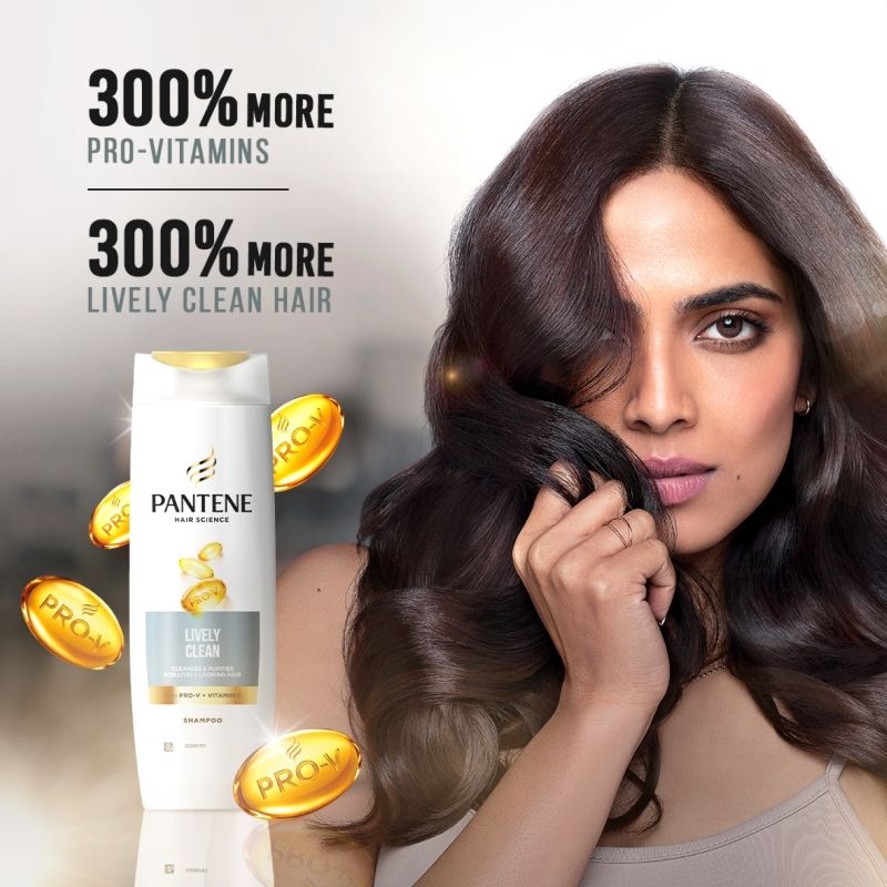Pantene Advanced Hair Care Solution Lively Clean Shampoo, 400ml Buy at Indicrest Image 6