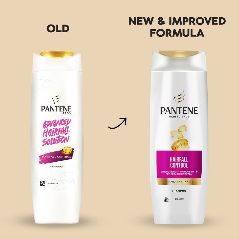 Pantene Advanced Hair Fall Solution Hair Fall Control Shampoo, 180ml Buy at Indicrest Image 2