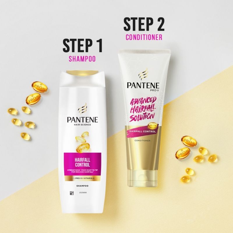 Pantene Advanced Hair Fall Solution Hair Fall Control Shampoo, 180ml Buy at Indicrest Image 6