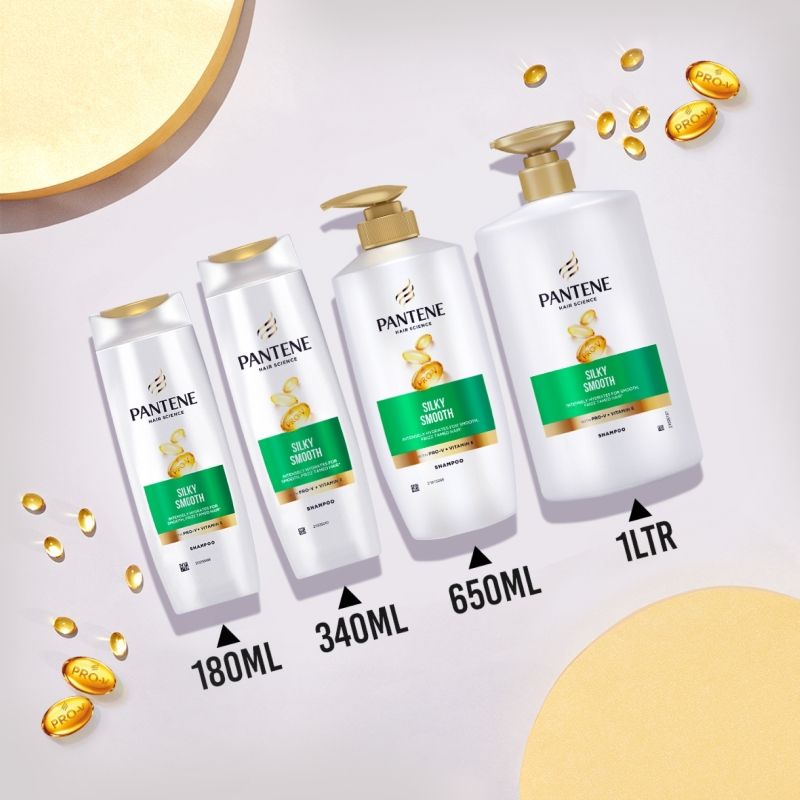 Pantene Advanced Hair Fall Solution Silky Smooth Care Shampoo, 180ml Buy at Indicrest Image 8