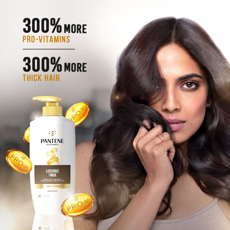 Pantene Advanced Hair Fall Solution Long Black Shampoo, 650ml Buy at Indicrest Image 6