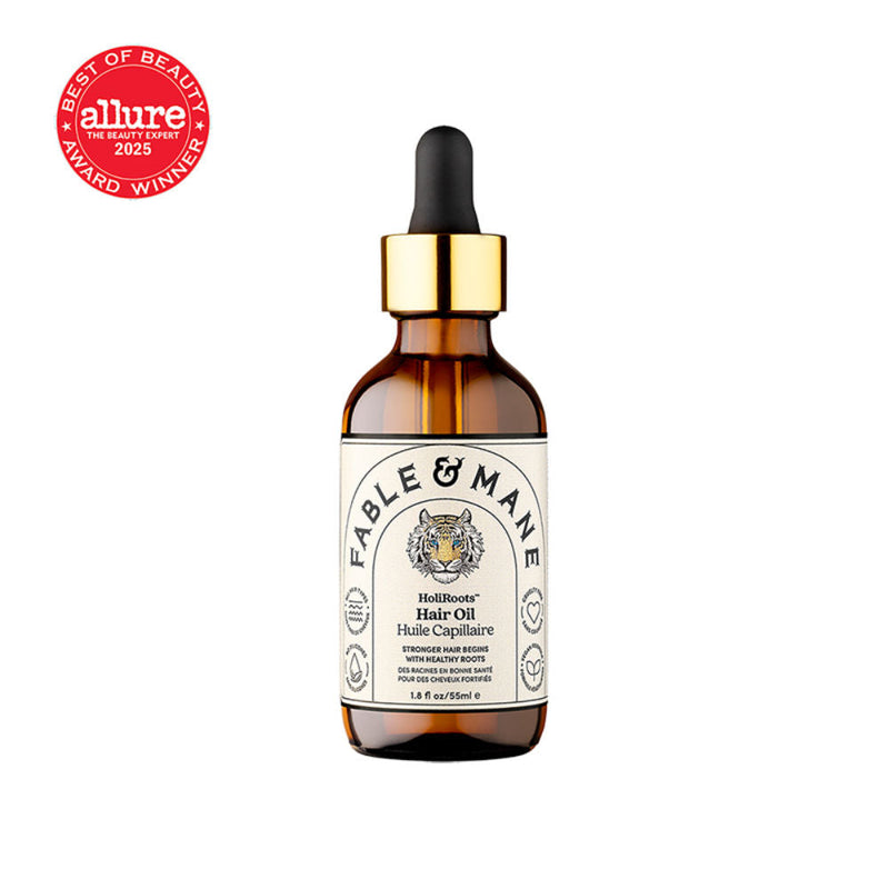 Fable & Mane Holiroots Treatment Oil With Ashwagandha & Amla For Hydration & Healthier Hair, 55ml, Buy from Indicrest