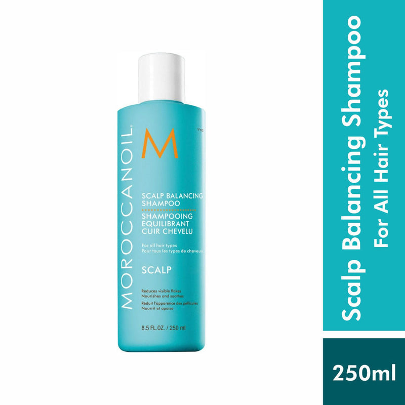 Moroccanoil Scalp Balancing Shampoo | Niacinamide+Salicylic Acid | Hydrates & Reduces Soothe Flakes, 250ml, Buy from Indicrest