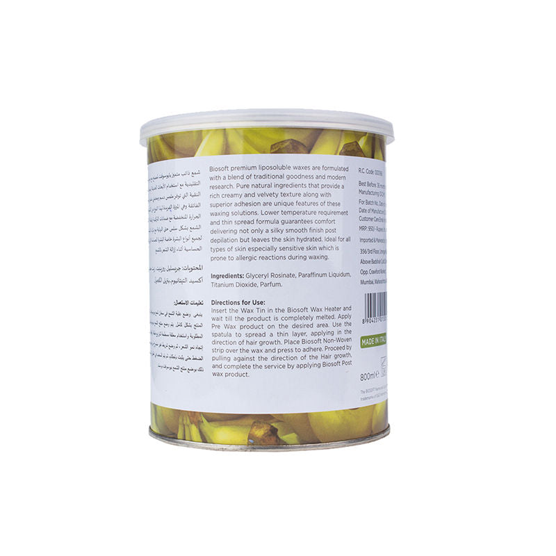Biosoft Liposoluble Banana Cream Wax, 800g Buy at Indicrest Image 2