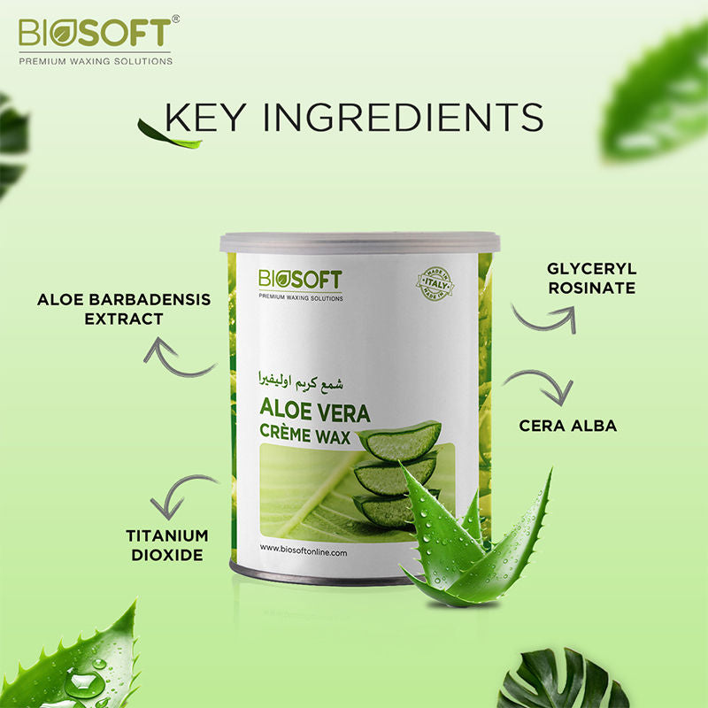 Biosoft Liposoluble Aloe Vera Creme Wax, 800g Buy at Indicrest Image 6