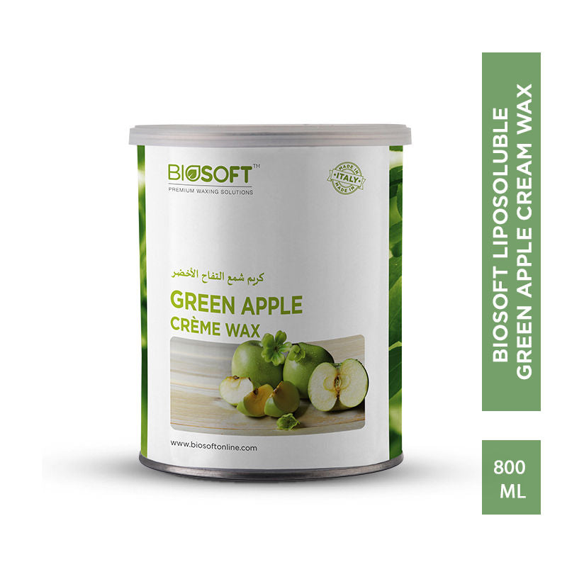 Biosoft Liposoluble Green Apple Cream Wax, 800g Buy at Indicrest