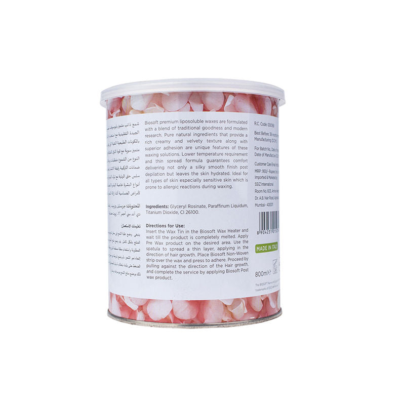 Biosoft Liposoluble Rose Titanium Wax, 800g Buy at Indicrest Image 2