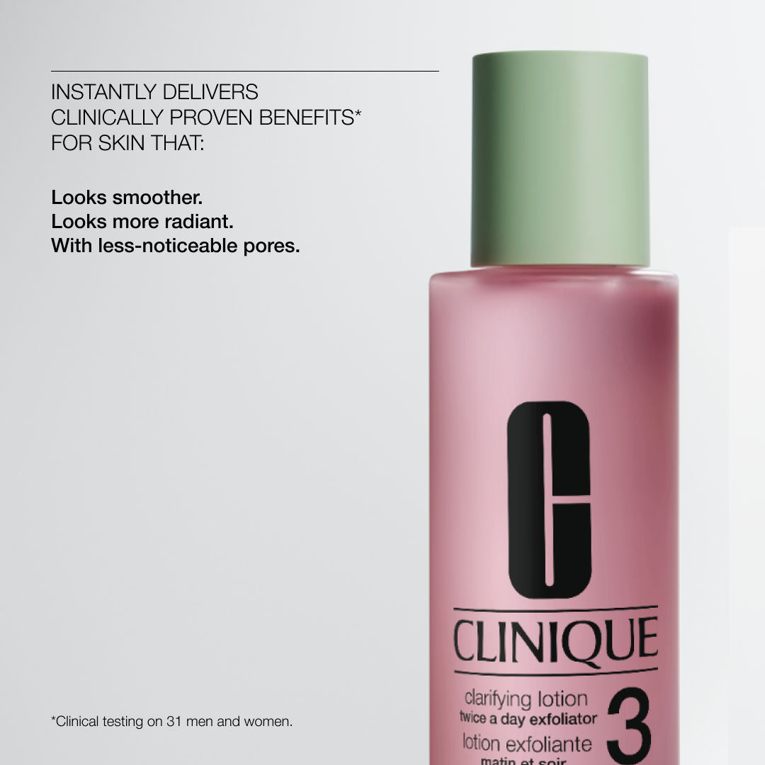 Clinique Clarifying Lotion 3, Toner With Salicylic Acid, 200ml