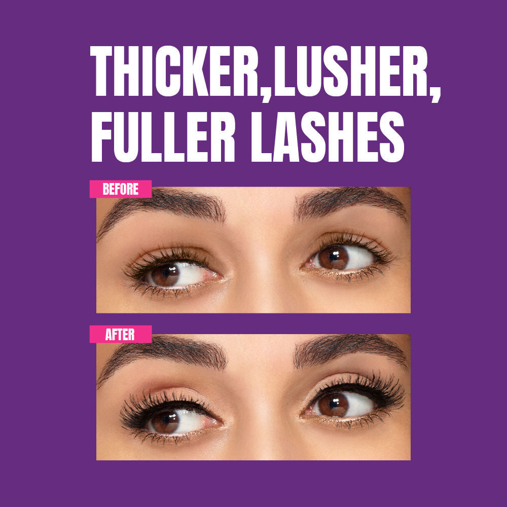 Elle 18 Eye Drama Lightweight & Volumising Mascara Black, Water Resistant, 10ml Buy at Indicrest Image 3