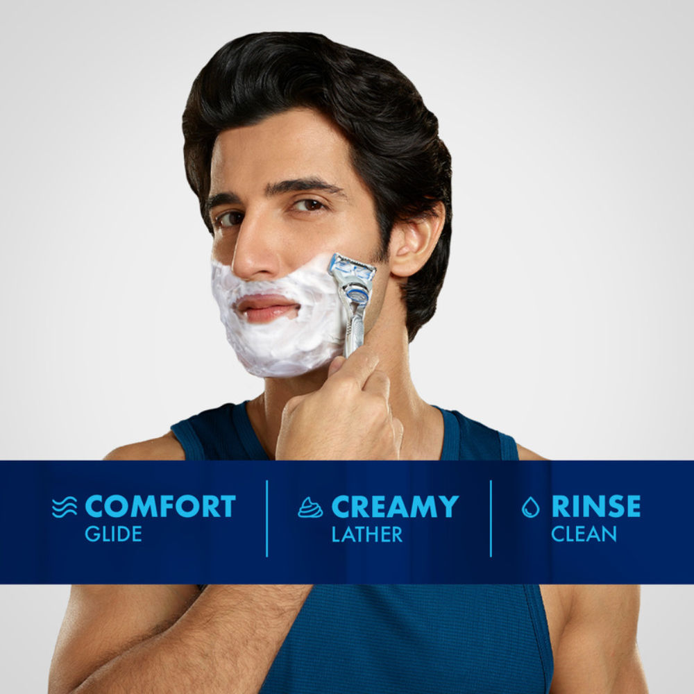 Gillette Classic Sensitive Shave Foam 33% Extra, 418g Buy at Indicrest Image 7