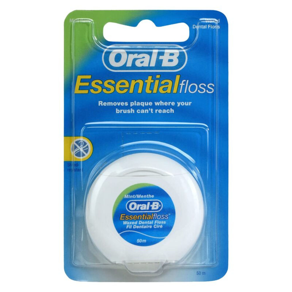 Oral-B Essential Floss Waxed Dental Floss Mint, 1 piece Buy at Indicrest
