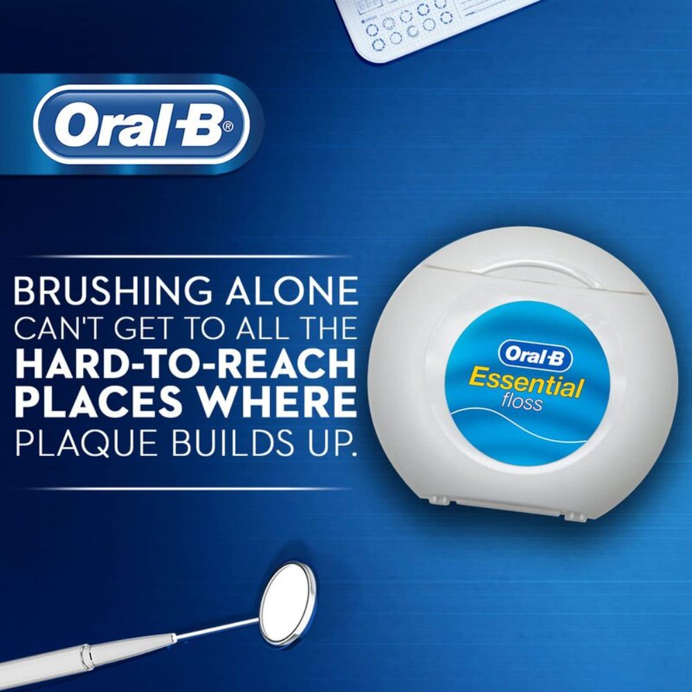 Oral-B Essential Floss Waxed Dental Floss Mint, 1 piece Buy at Indicrest Image 2