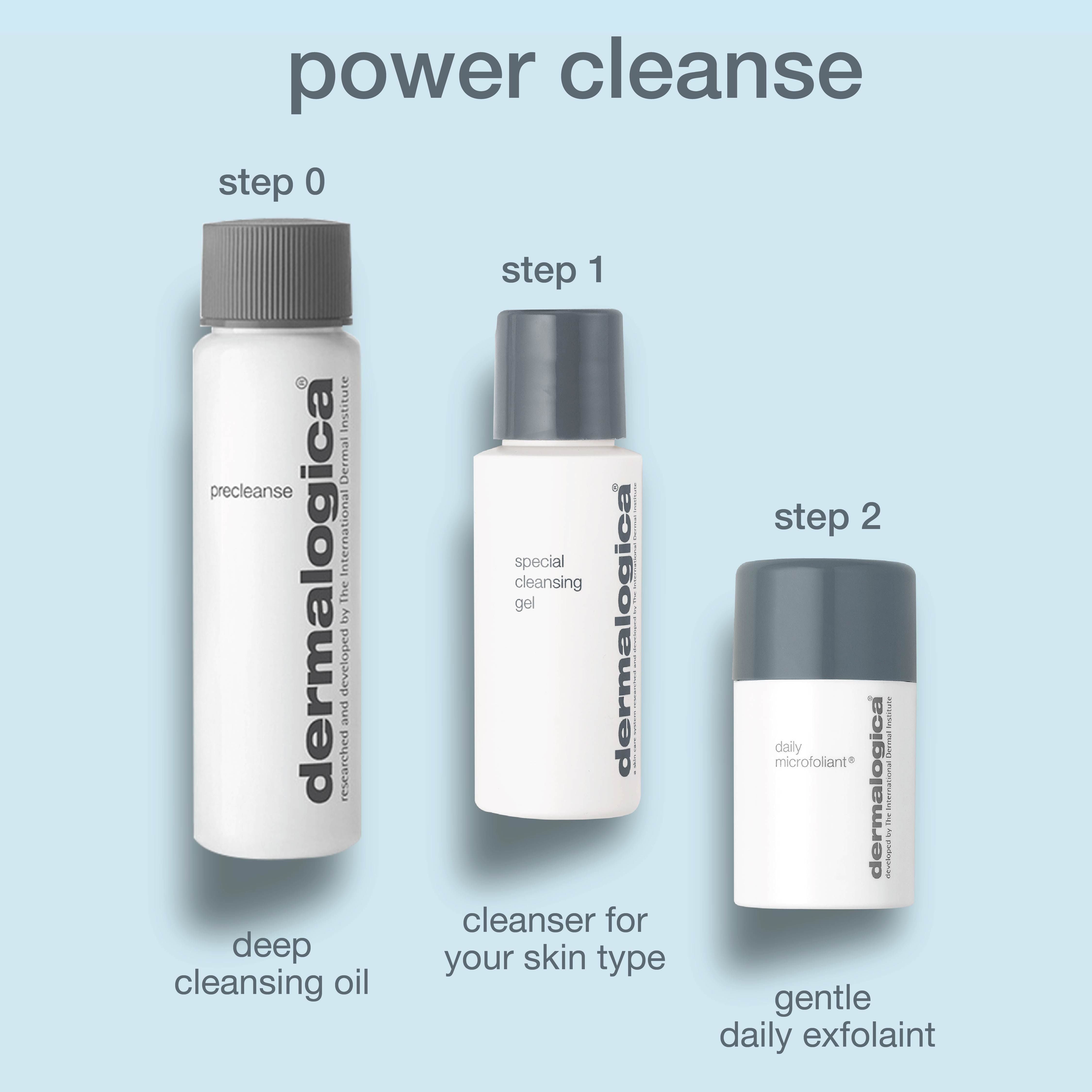 Dermalogica Special Cleansing Gel Face Wash Mini With Balm Mint, Lavender & Soap Bark, 50ml