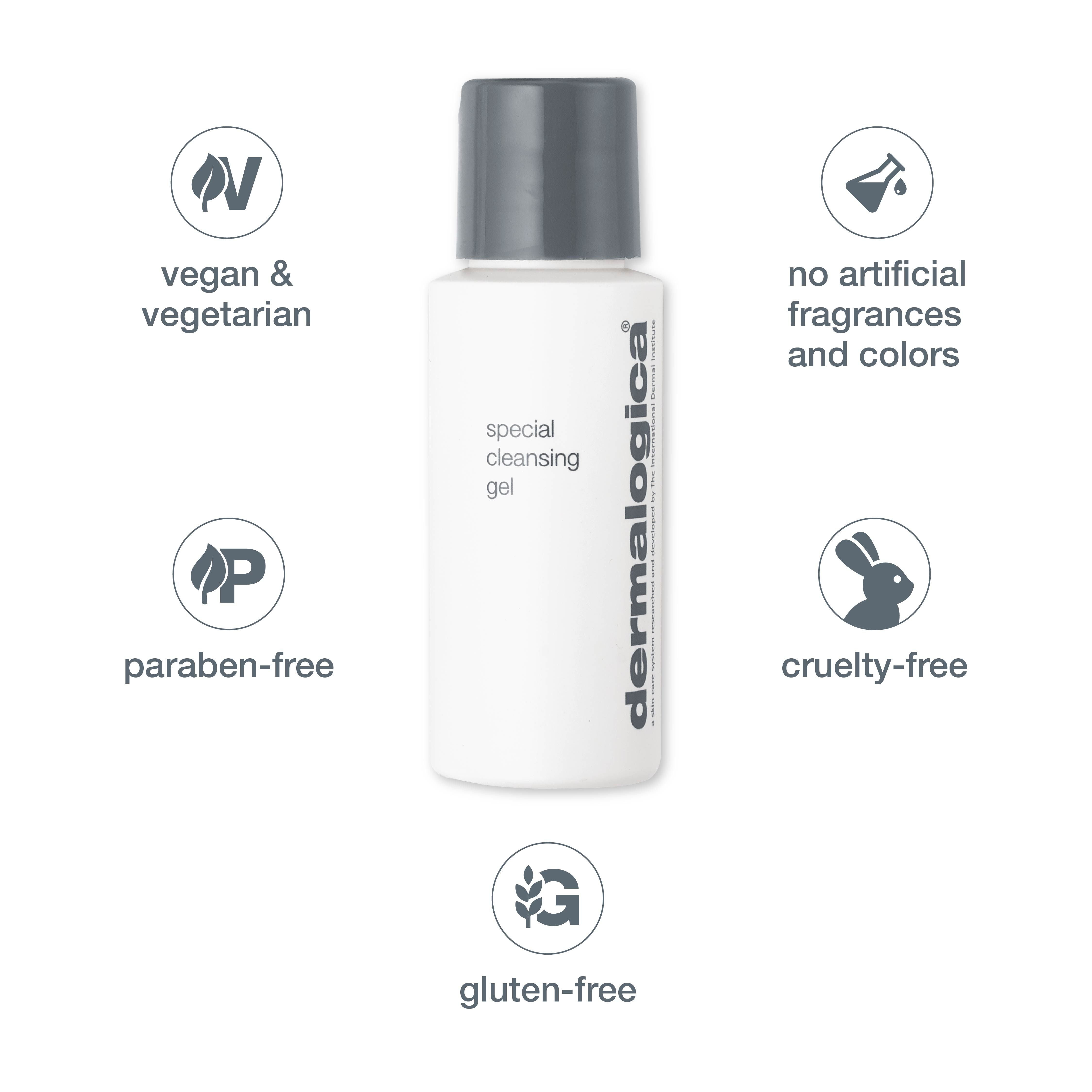 Dermalogica Special Cleansing Gel Face Wash Mini With Balm Mint, Lavender & Soap Bark, 50ml