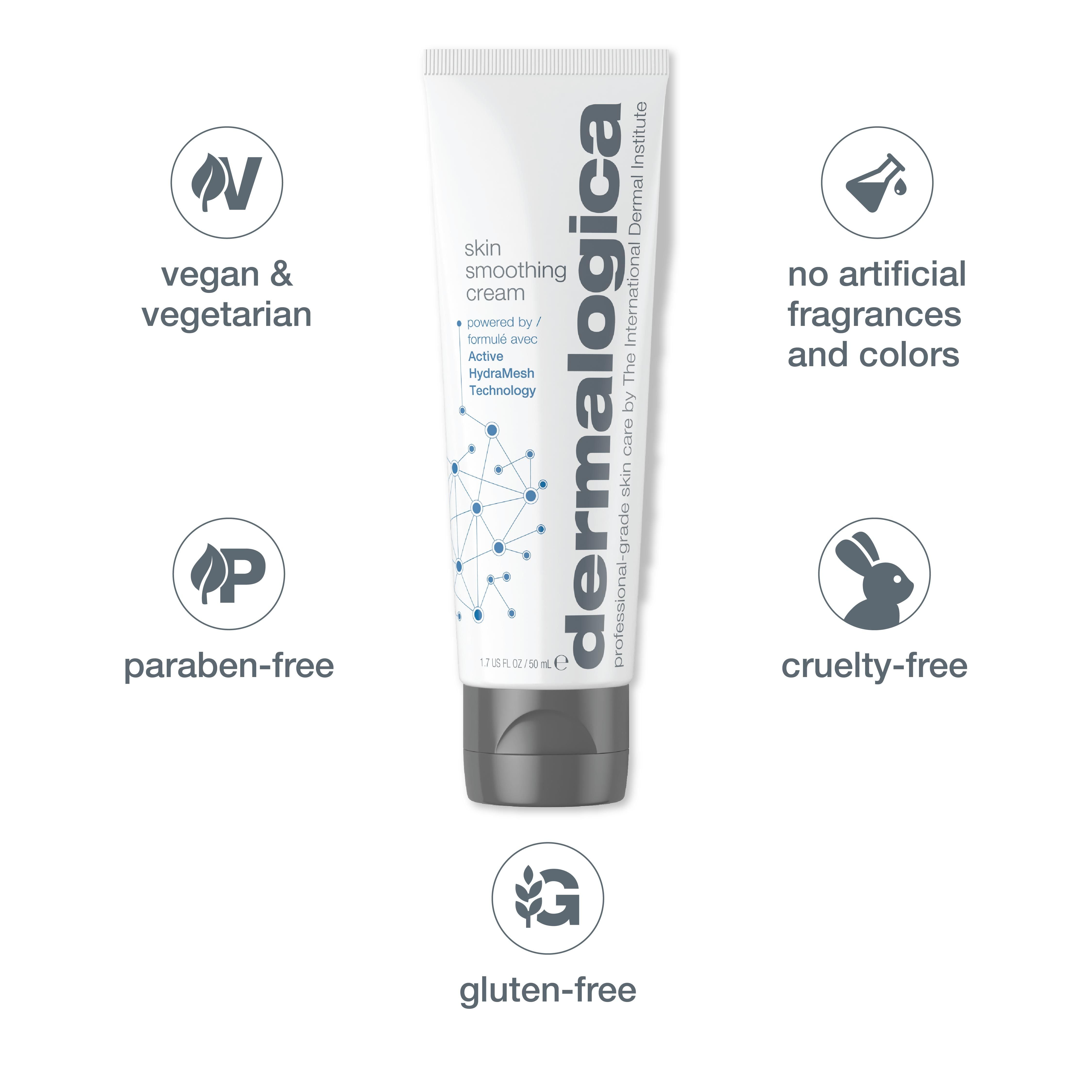Dermalogica Skin Smoothing Cream Face Moisturiser With Hyaluronic Acid & Vitman E, 50ml