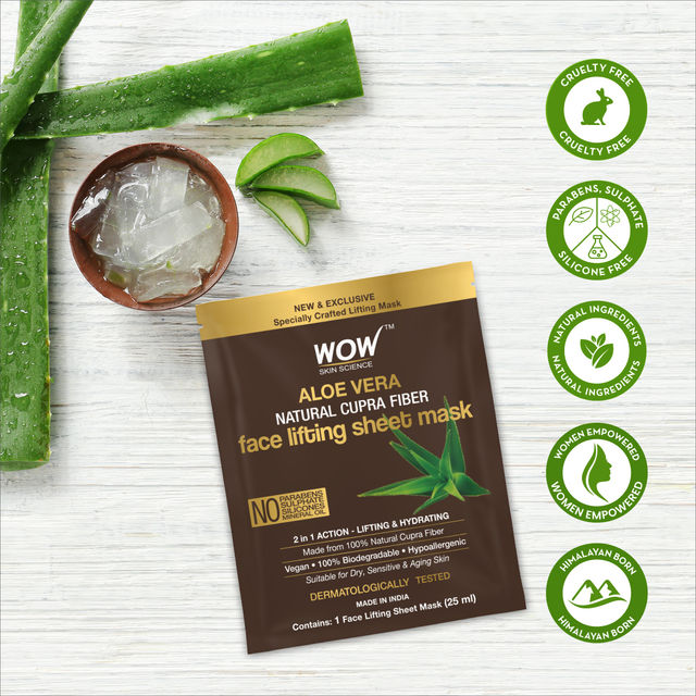 Aloe Vera Sheet Mask for Skin Hydration

