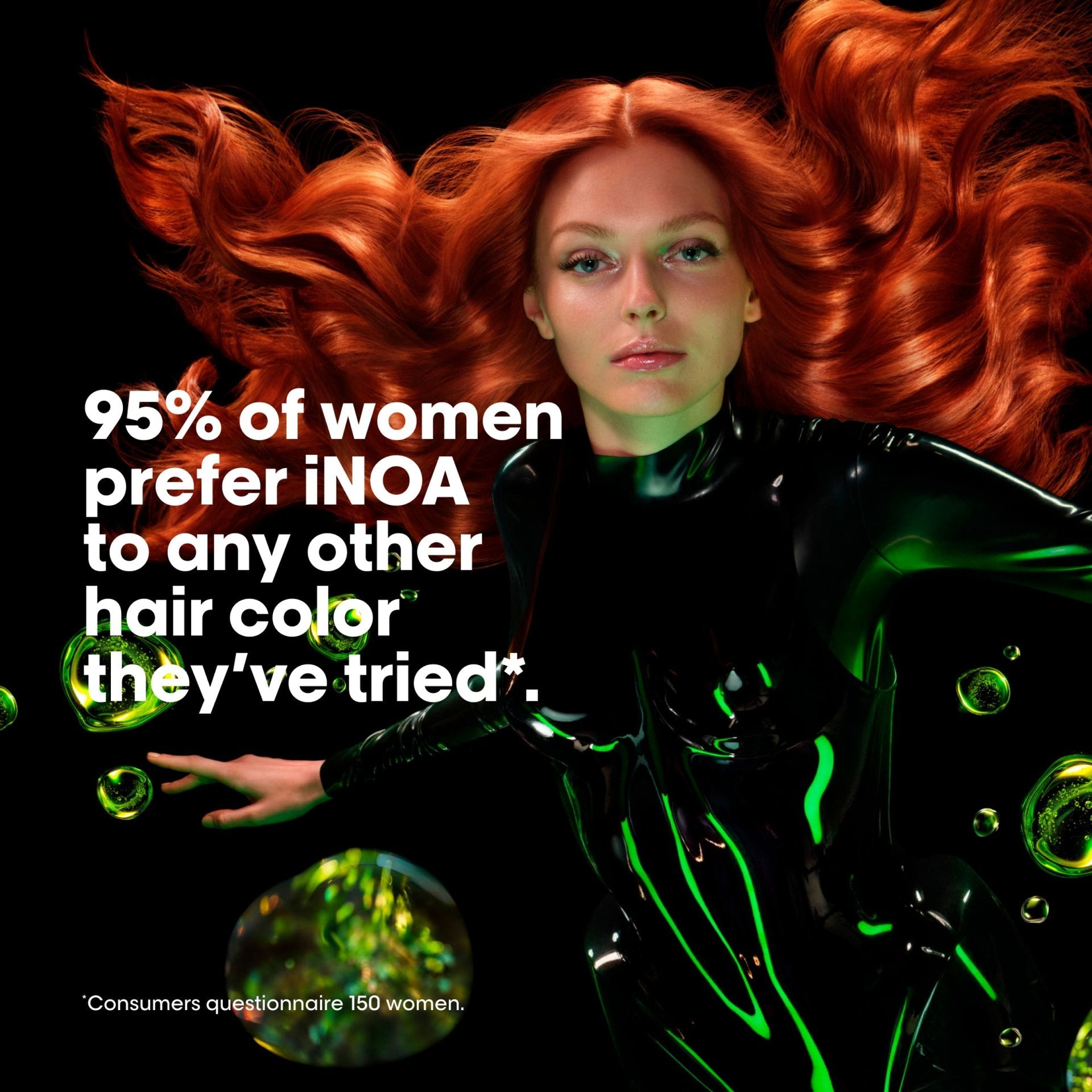 Ammonia-free professional hair dye 4.15