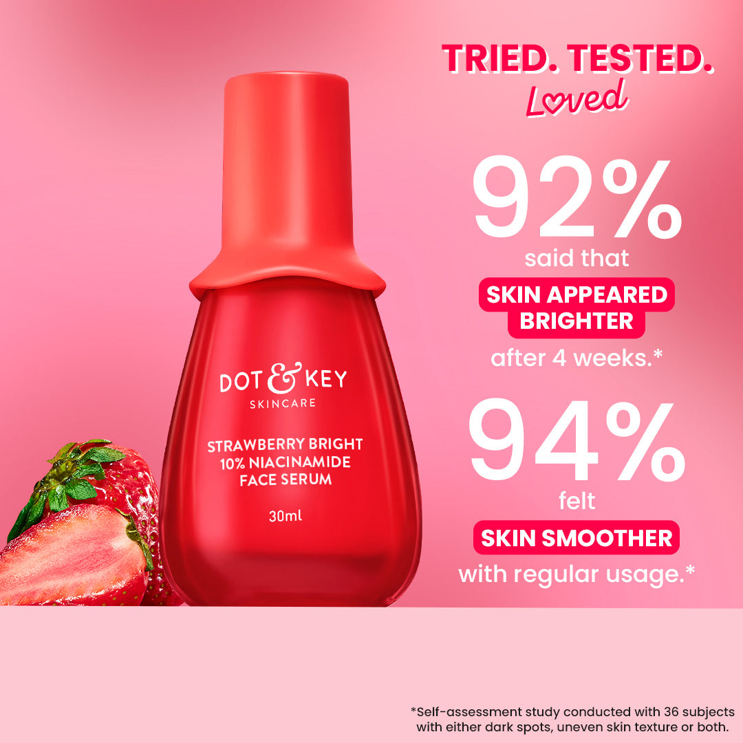 Dot & Key Strawberry Bright 10% Niacinamide Face Serum, 30ml