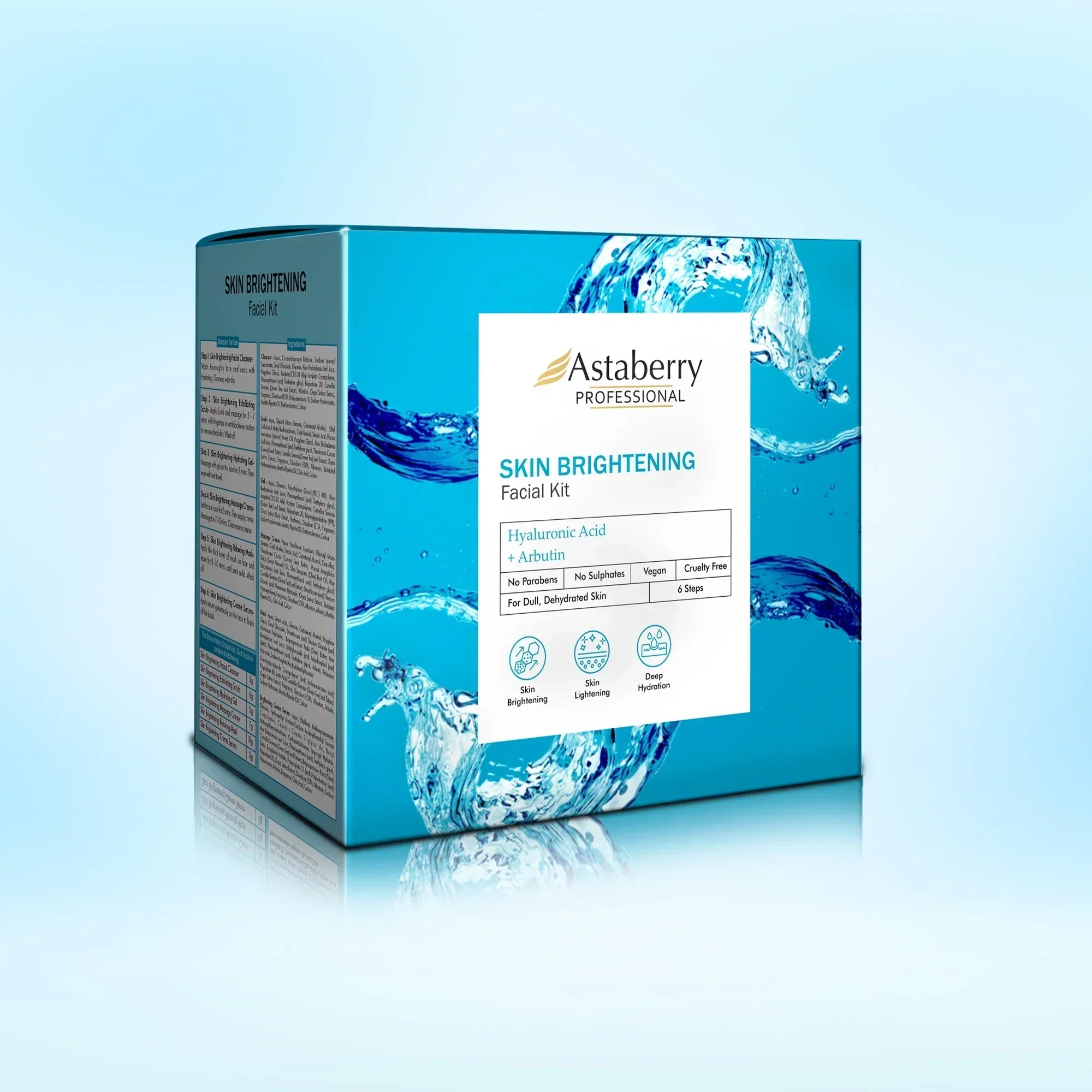 Astaberry Professional Skin Brightening Facial Kit (432gm) - Indicrest