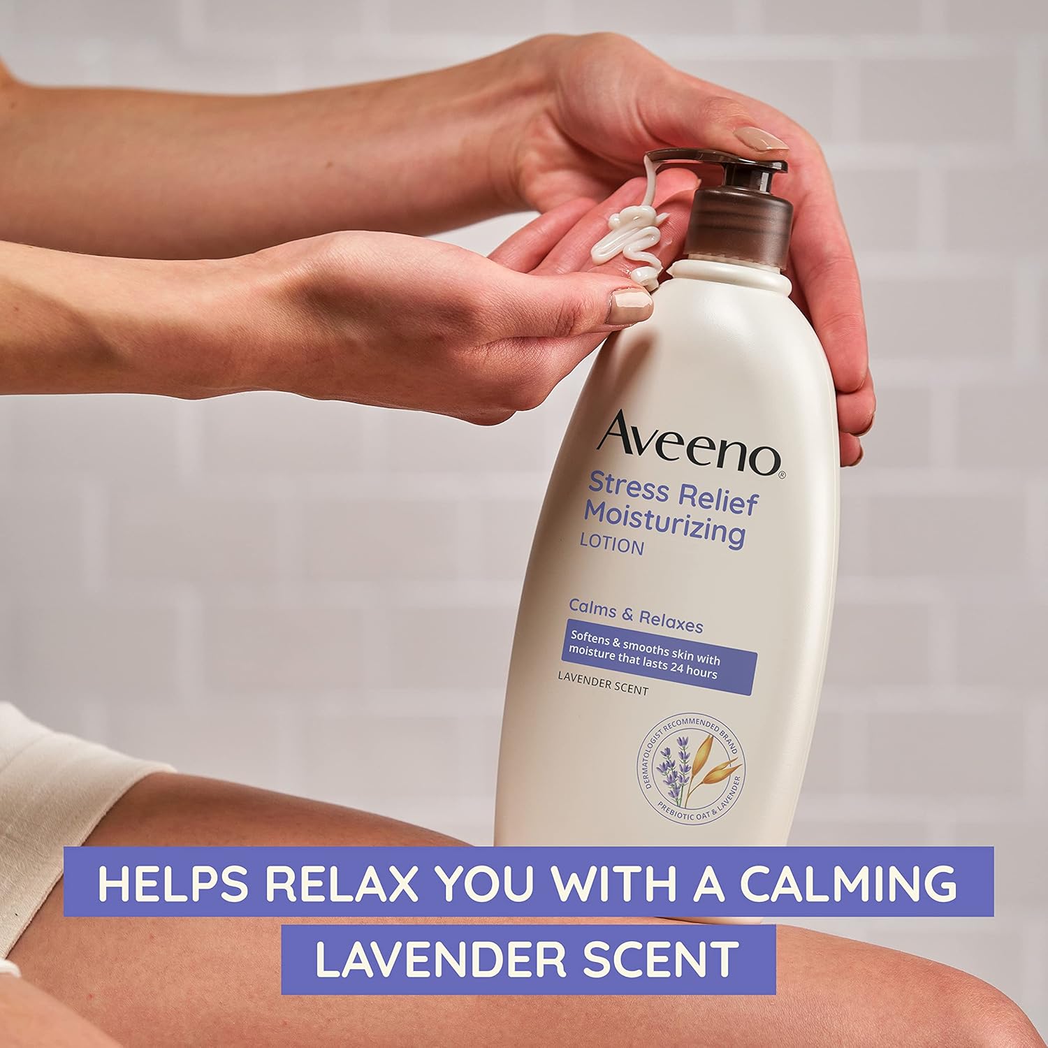 Aveeno Stress Relief Moisturizing Lotion, 354ml Buy at Indicrest Image 2