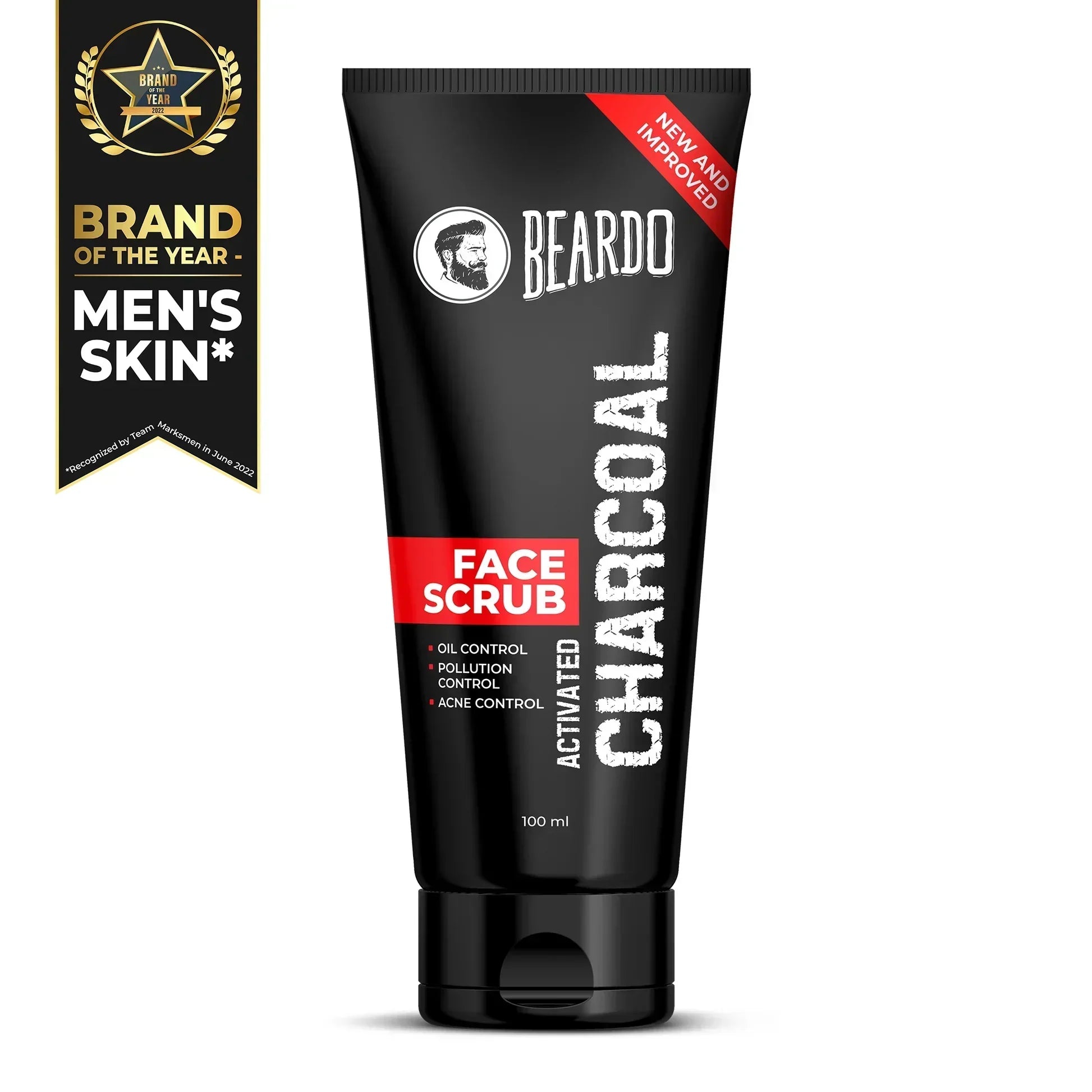 BEARDO ACTIVATED CHARCAOL FACE SCRUB 100G - Indicrest