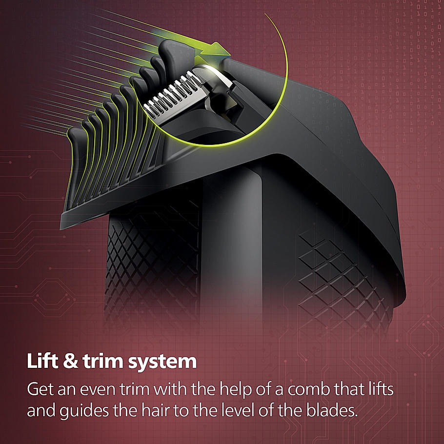 Philips Beard Trimmer- Skin Friendly Beard Trimmer | 10 Length Setting | 60 Minutes Run Time | BT3301/30