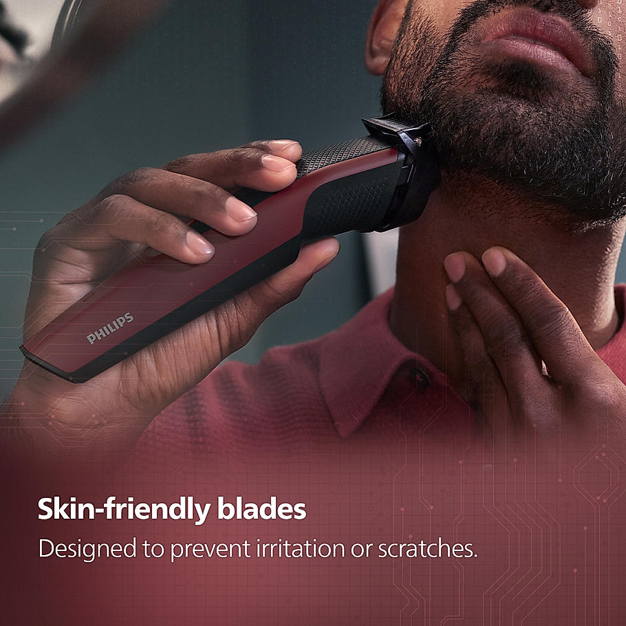 Philips Beard Trimmer- Skin Friendly Beard Trimmer | 10 Length Setting | 60 Minutes Run Time | BT3301/30