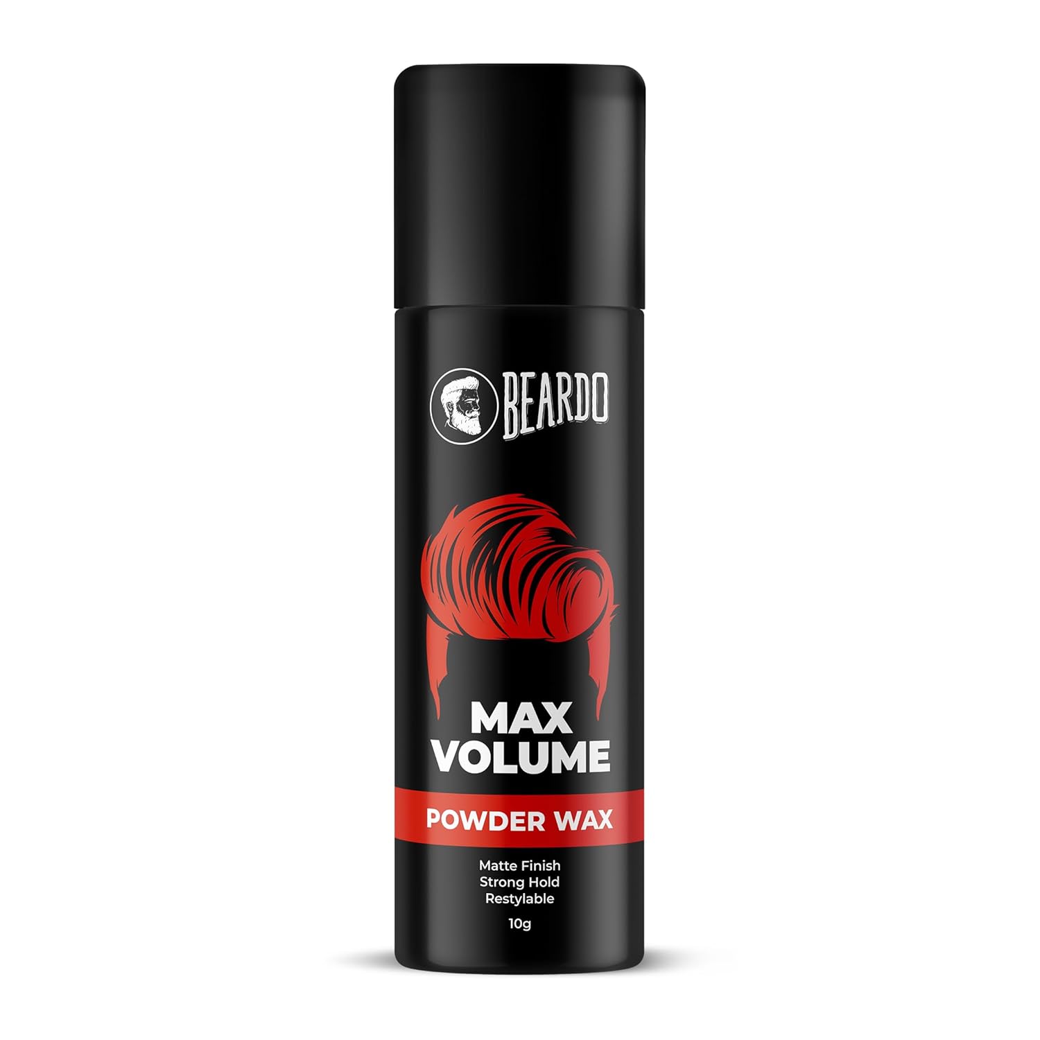 Beardo Max Volume Powder Wax 10g – Front View