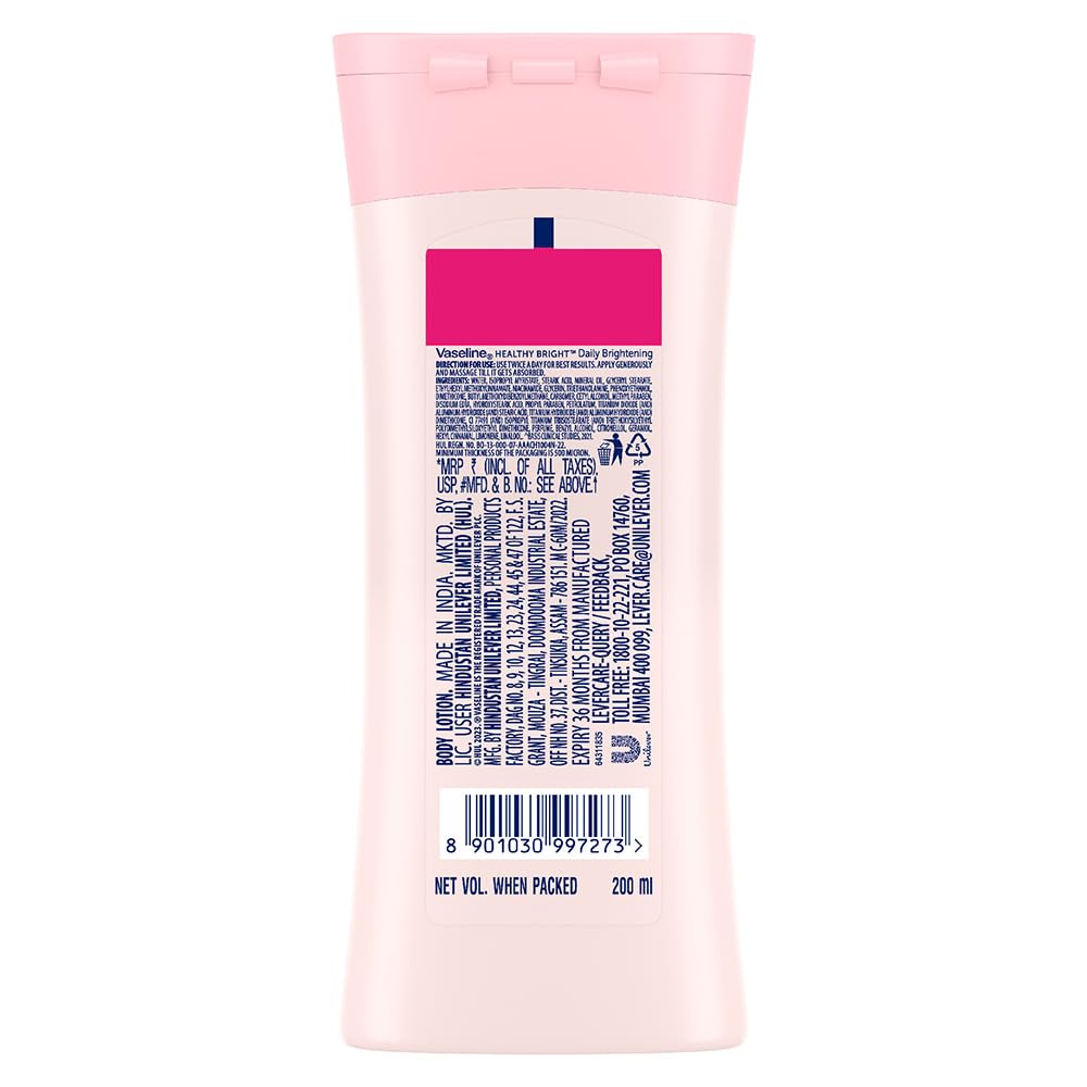 Pink skincare product tube with label on a white background