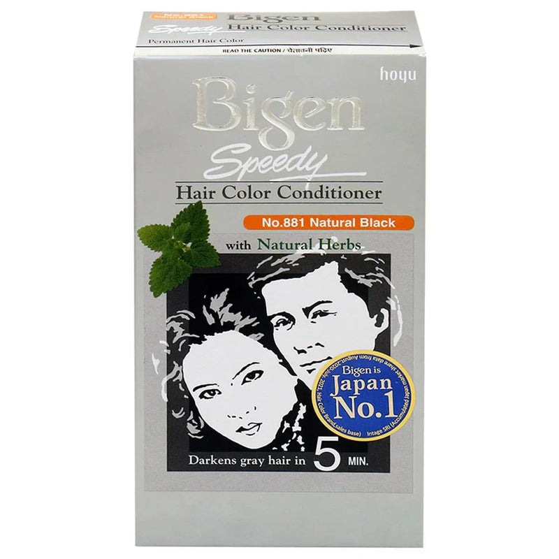 Bigen Speedy Hair Color Conditioner Natural Black (881) - Indicrest Buy at Indicrest