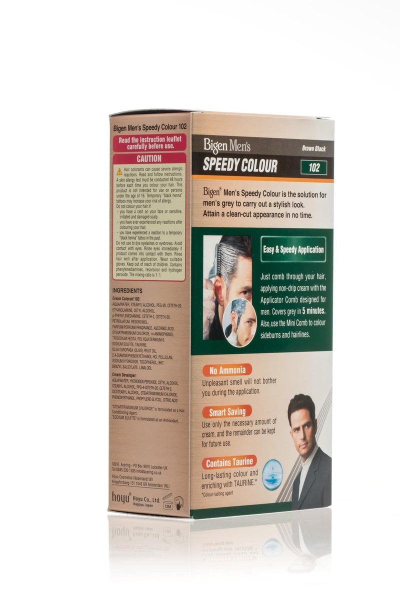 Bigen before and after hair colour result