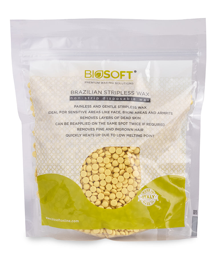 Biosoft Brazilian Stripless Bead Wax, Argan (500gm) - Indicrest