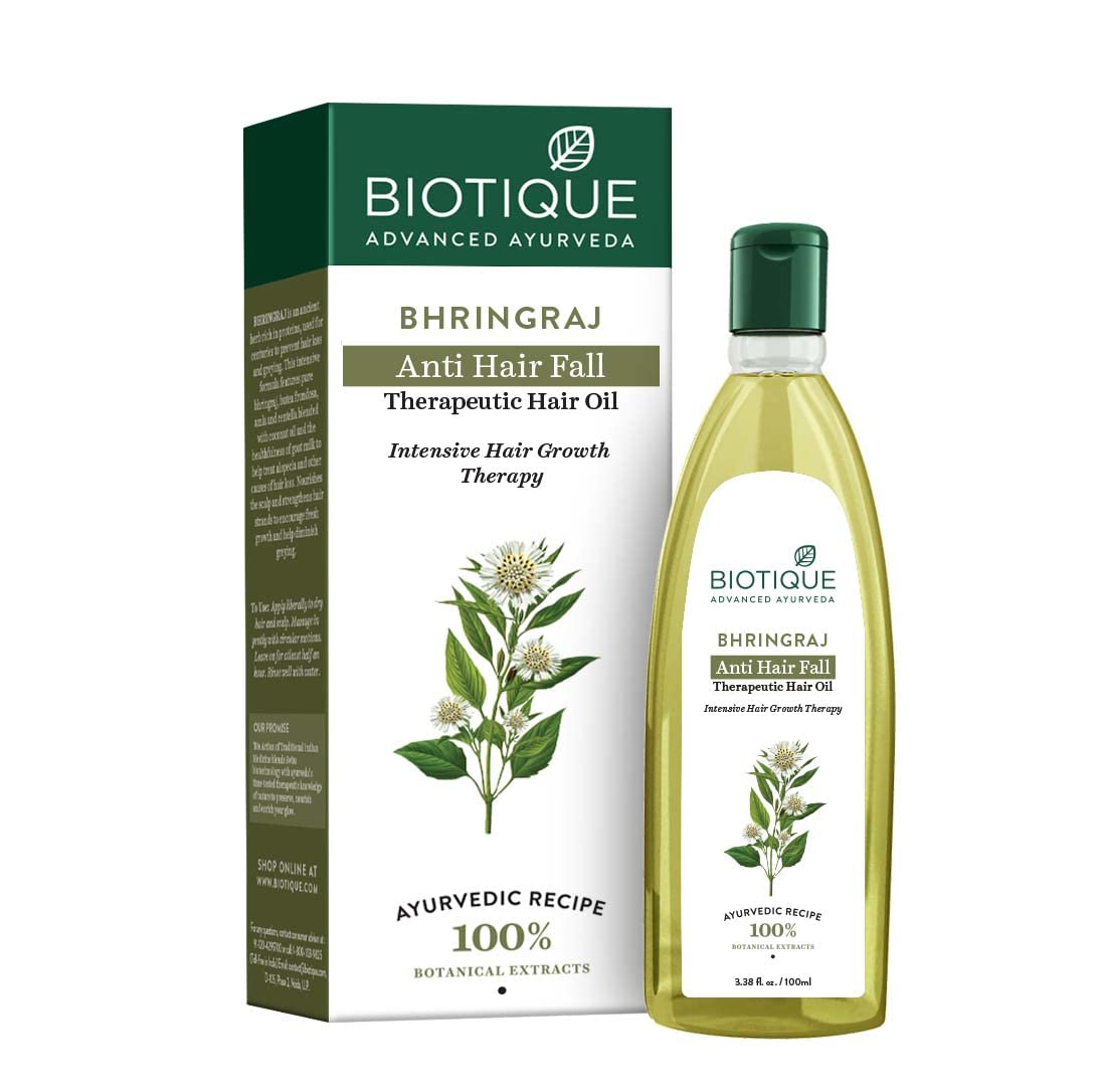 Biotique Bhringraj Anti HF Thrptic H Oil 120ml - Indicrest