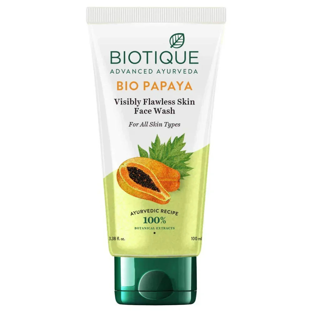 Biotique Papaya Deep Cleanse Face Wash 100ml - Indicrest