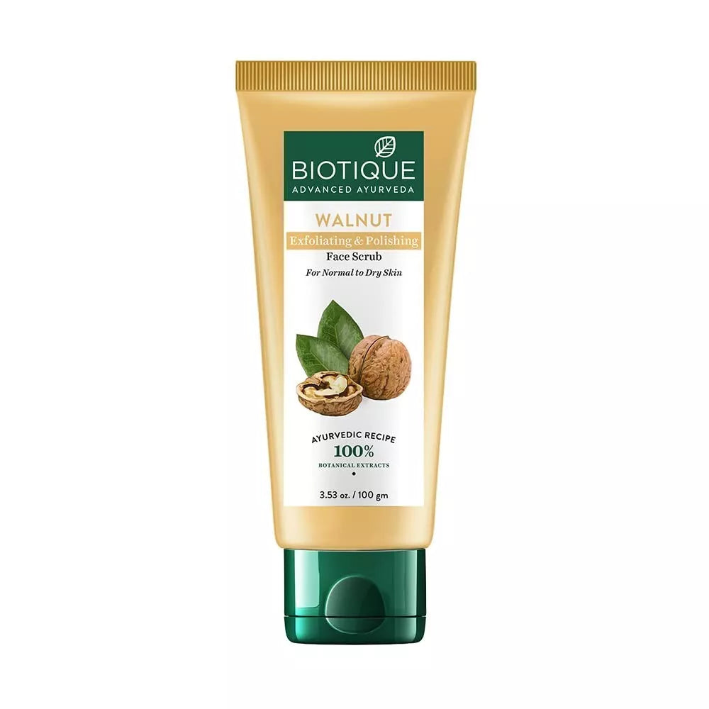Biotique Walnut Exfl & Polish Face Scrub 50gm - Indicrest
