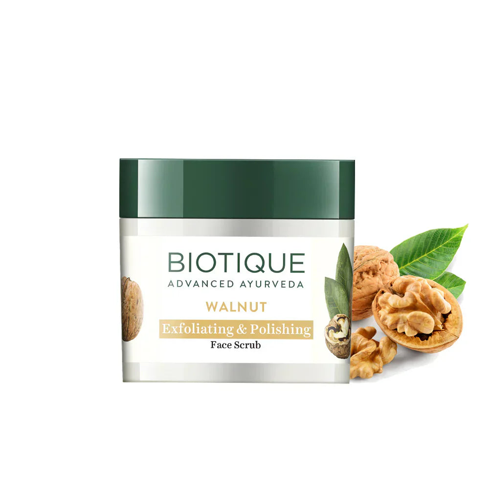 Biotique Walnut Exfoliating Face Scrub, 50gm - Indicrest