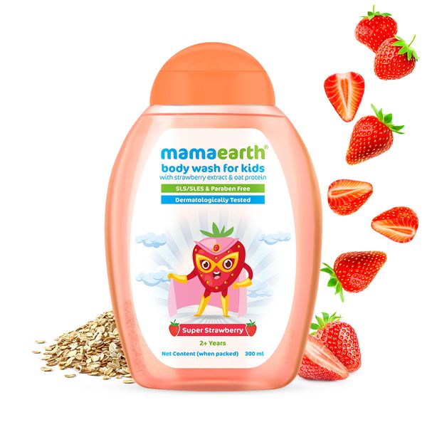 Body Wash for Kids with Strawberry and Oat Protein