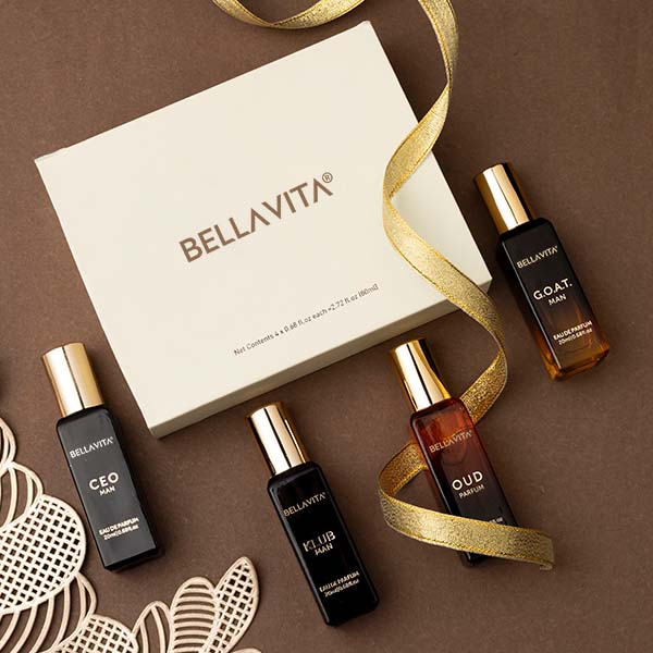 Buy Bella Vita Perfume Gift Set 4x20ml for Men | Indicrest