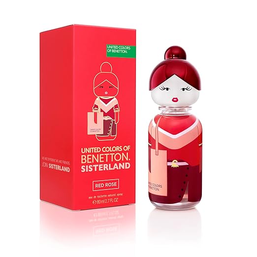 Buy United Colors of Benetton Sisterland Red Rose Eau De Toilette 80 ml