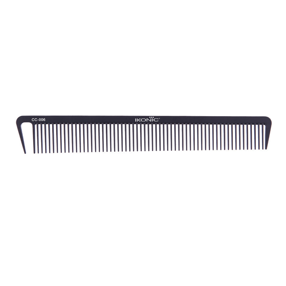 Ikonic Professional Carbon Comb Black Combs & Brushes, CC06