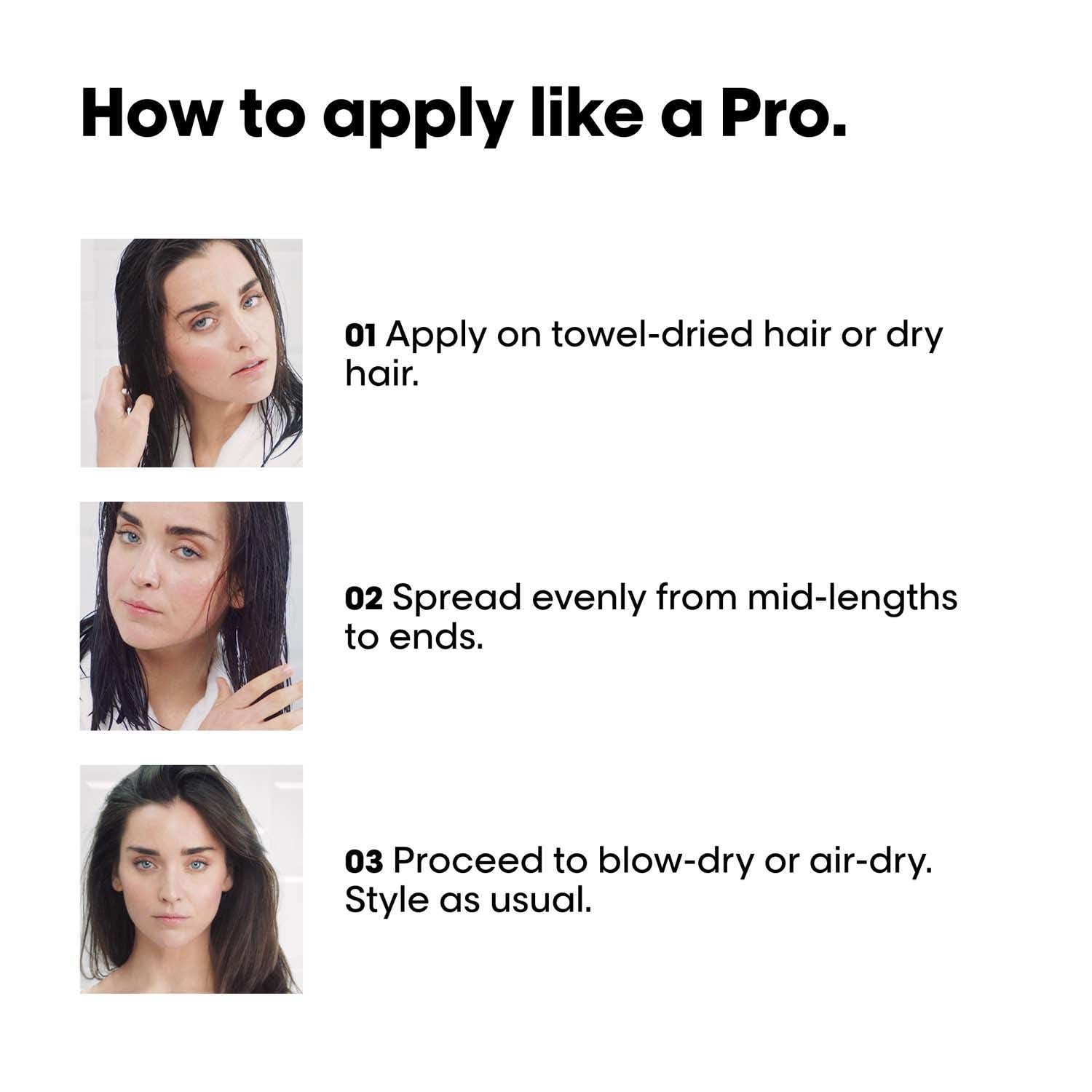 L'Oreal Professionnel X-Tenso Care Sulfate Free Shampoo, 250ml, Masque, 196g and Serum, 50ml