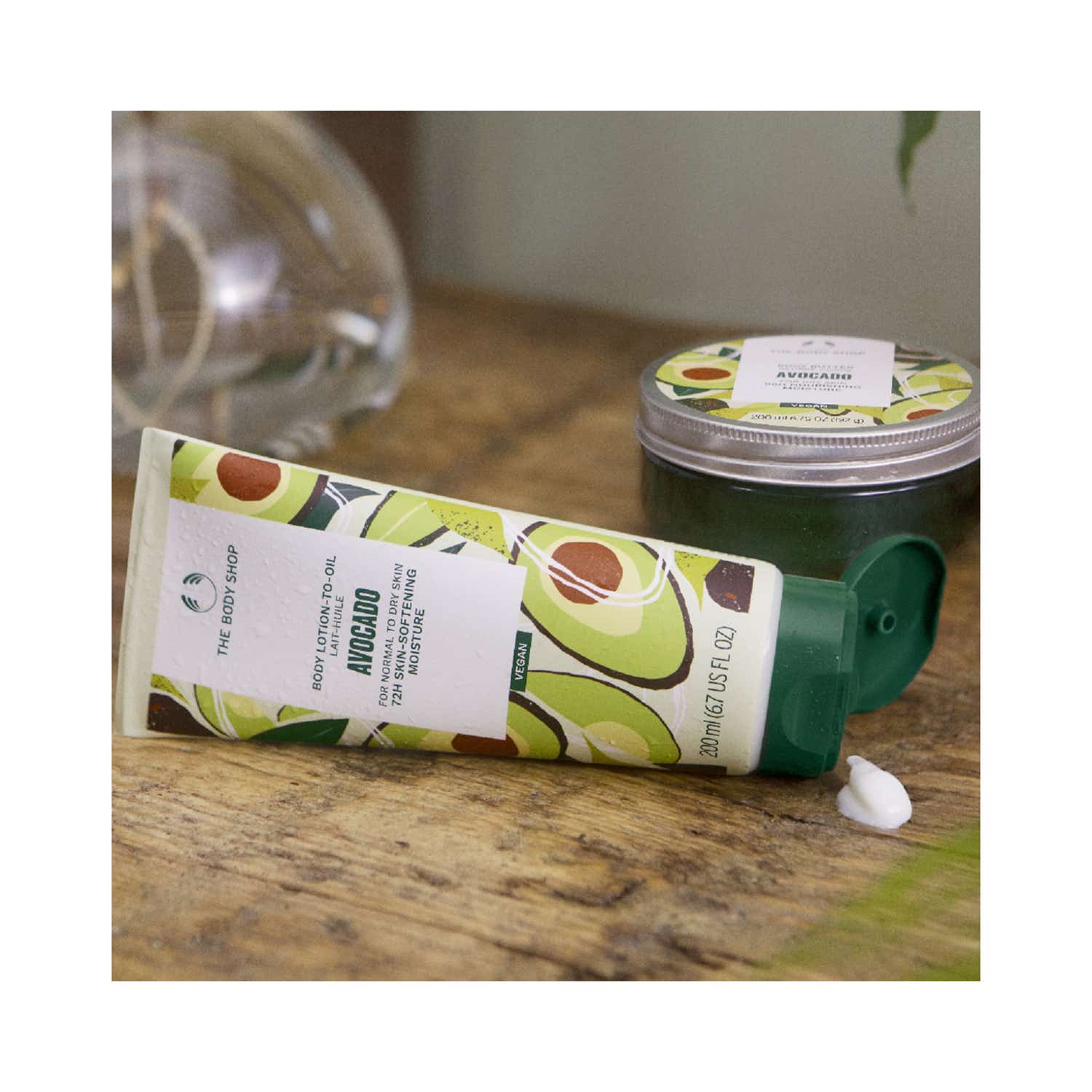 The Body Shop Avocado Body Lotion-To-Oil, 200ml Buy at Indicrest image 2