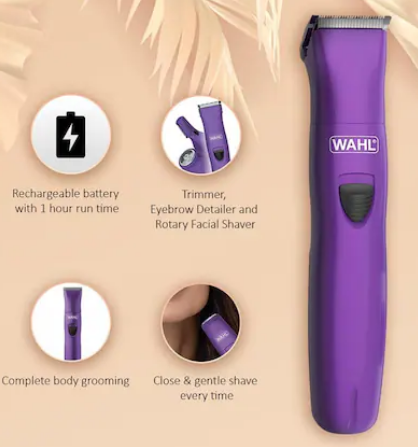 Wahl Pure Confidence Cordless Trimmer, Purple