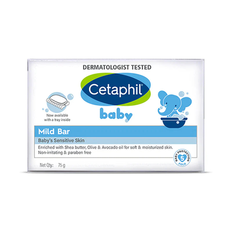 Cetaphil Baby Mild Bar 75gm - Indicrest Buy at Indicrest